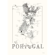 Vinkarta Portugal 50x70cm